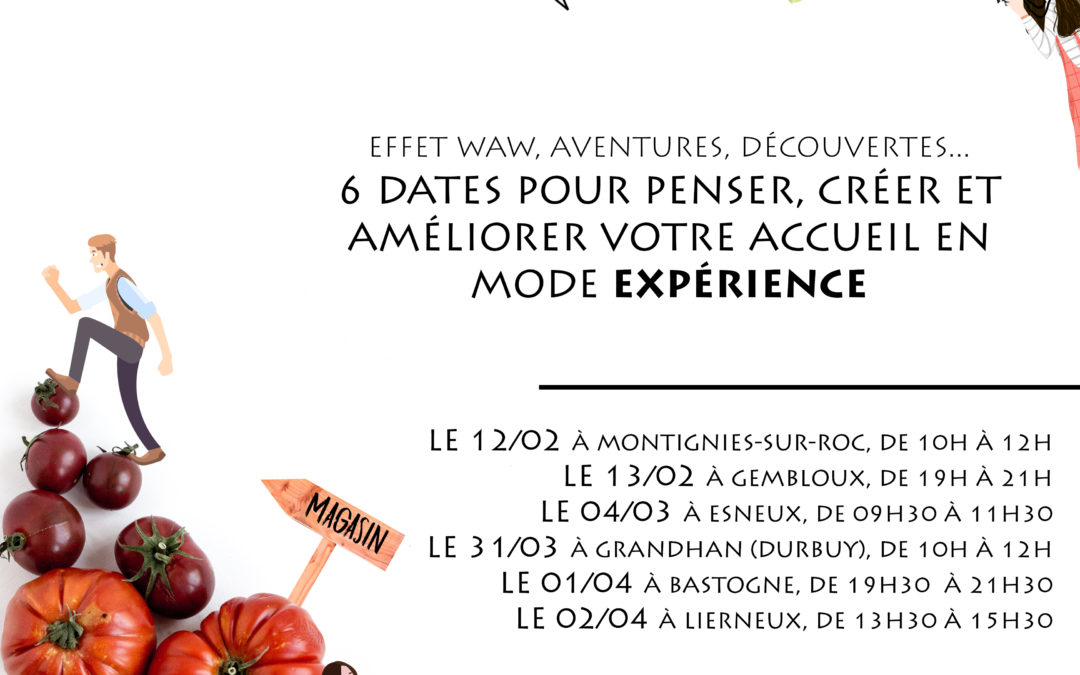 [ANNULE]La campagne, c’est Waw – Créez vos expériences