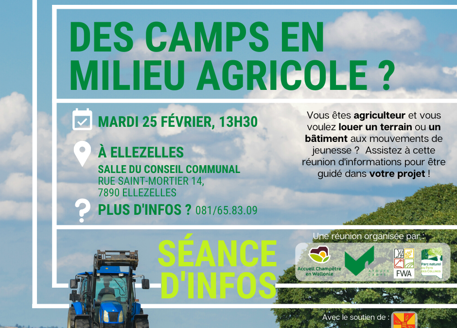 Séance d’information « Accueil de camps en milieu agricole »